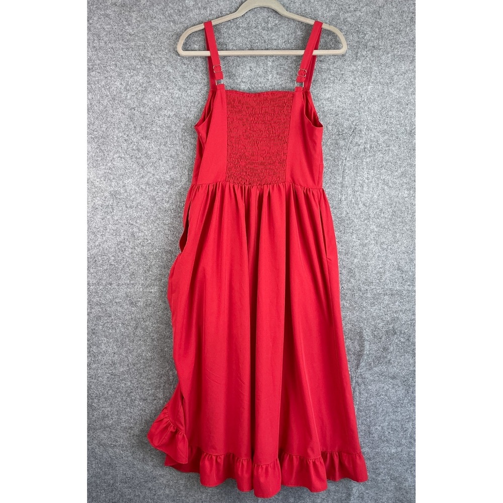 Scarlet Darkness Dress Womens Large Renaissance Milkmaid Coquette Vampy - Picture 11 of 16